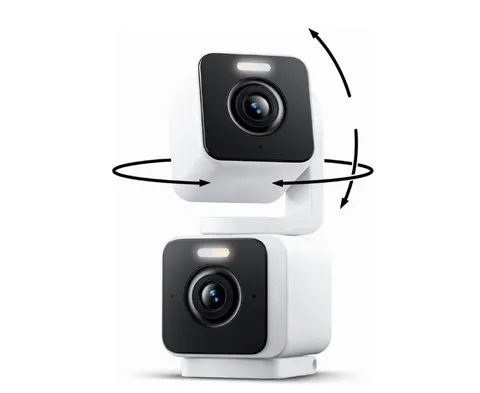Wyze Duo Cam Pan Indoor/Outdoor Smart Security Camera 2K IP65 360° Pan/Tilt with