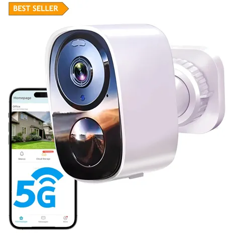 Upgraded Waterproof 2K Security Camera with Two-Way Talk and Free Cloud Storage