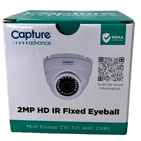 Capture Advance 2MP HD Eyeball Camera IR Night Vision IP66 R2-HD2MPEYE