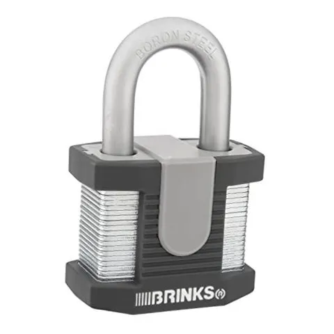 - 50mm Commercial Laminated Steel Keyed Padlock - Solid Steel Body with 1PK