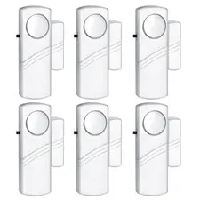 Door Window Alarm, 90DB Wireless Door Window Burglar Alarm, Door Alarms for S...
