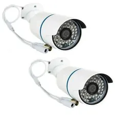 KIT 2X AHD CAMERA 3.6MM 5MPX 48 LED CCD IR PAL VIDEO SURVEILLANCE