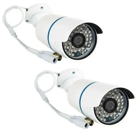KIT 2X AHD CAMERA 3.6MM 5MPX 48 LED CCD IR PAL VIDEO SURVEILLANCE