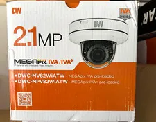 Digital Watchdog MEGApix IVA 2.1MP IP Dome White Indoor/Outdoor DWC-MV82WiATW