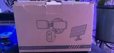 Solar Powered Wi-Fi 1080p Outdoor IP Camera Motion LED Floodlight White