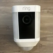 Ring Spotlight Cam Battery White Wireless Outdoor Camera 5AT3S8 - MAIN UNIT ONLY