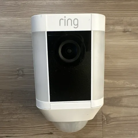Ring Spotlight Cam Battery White Wireless Outdoor Camera 5AT3S8 - MAIN UNIT ONLY