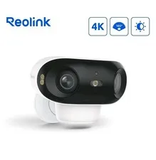 Reolink Argus 4 Pro 4K Wi‑Fi Camera – ColorX Night View – Dual Lens 180°