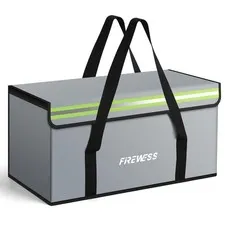 Large Fireproof Safe Bag Waterproof Document Storage 24x12x12 In Black