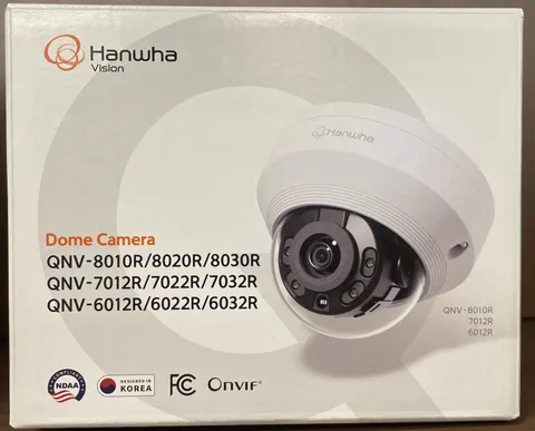 Hanwha Vision QNV-8010R 5MP with 2.8mm Lens Outdoor Dome Network Camera