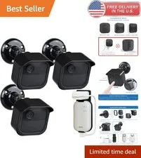 Outdoor Camera Mount Bracket - 3 Pack Full Weather Protection with ABS Material