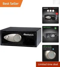 Secure Storage Digital Safe with Combination Lock for Cash and Small Valuables