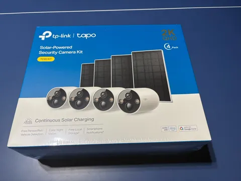 TP-Link Tapo TC85 2k Solar-Powered Outdoor Security Camera 4 Pack