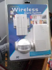NOS Sealed in Package Indoor Wireless Simple Alarm System