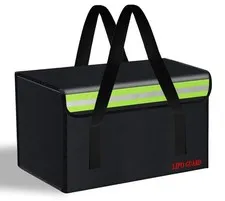 CNDHDOK 300 * 200 * 200mm Ebike Battery Safe Bag Lipo Fireproof Bag Large Cap...