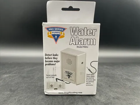 PRO SERIES PWA2 110 dB 9v Battery Operated Water Alarm Sensor Leak Detection NEW