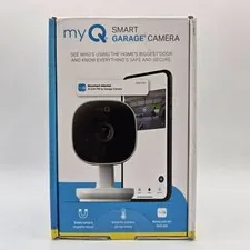 myQ Smart Garage Security Camera 1080p HD Video Night Vision Motion Talk NEW