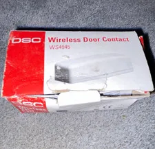 DSC WS4945 Wireless Door Contact Sensor Door Sensor Indoor White