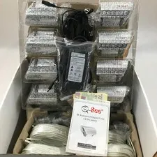 Lot Of 8 Q-See QD28414 Day & Night Color CCD Cameras with Accessories New In Box