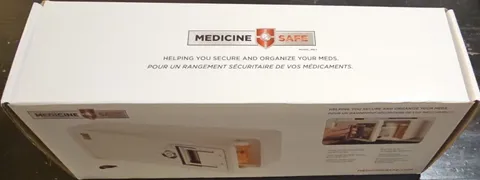 Medicine Safe Small Wall Mountable Combination Lock Medicine Safe Box, White