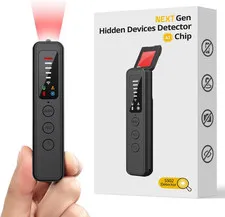 AI-Powered Hidden Camera and Bug Detector - Portable RF Signal Scanner