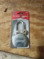 Road Pro 2.5" Shackle Steel Padlock with Keys Solid Steel New Heavy Duty 65mm
