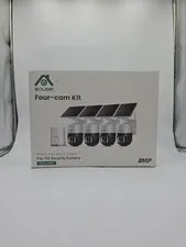 SOLIOM Security Cameras Wireless Outdoor,8MP  HD Four-cam-kit SH802