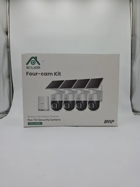 SOLIOM Security Cameras Wireless Outdoor,8MP  HD Four-cam-kit SH802