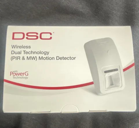 DSC PowerG PG9984P Wireless Dual Tech PIR/MW Motion Detector Indoor White 12m