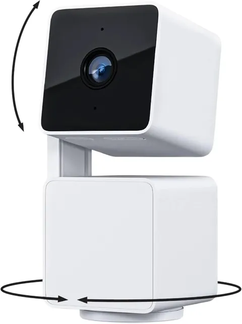 Pan Tilt Zoom 1080p Smart Security Camera Indoor Outdoor Wi-Fi Color Night Vi...