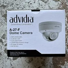 Panasonic Advidia A-27-F Vandal Resistant Outdoor IP Dome Camera NOS