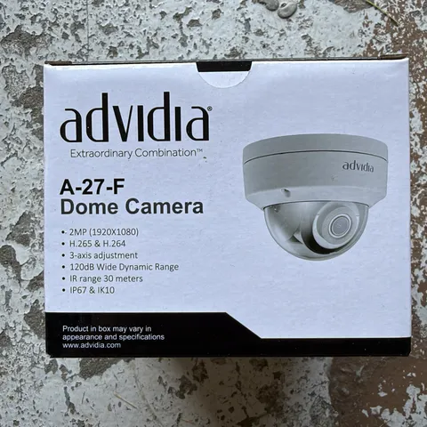 Panasonic Advidia A-27-F Vandal Resistant Outdoor IP Dome Camera NOS