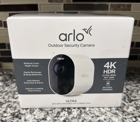 NEW Arlo Ultra 3rd Gen 4K HDR Add On Outdoor Security Camera Wireless (Battery)