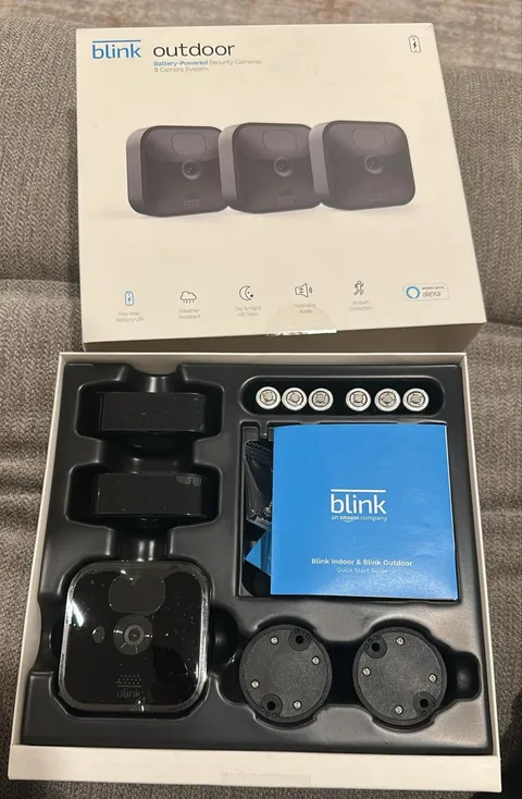 Blink Outdoor (3rd Gen) Wireless 1080p Security Camera System - 3 Camera Kit
