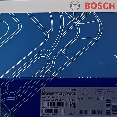 Bosch FLEXIDOME IP starlight 7000 VR Dome Vandal Resistant NIN-73023-A3AS