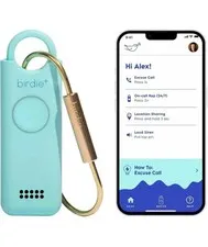 Birdie+Smart Personal Safety Alarm in Aqua- New in Box