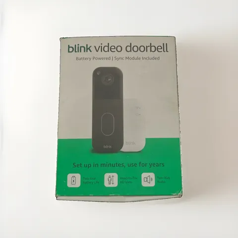 Blink Video Doorbell 2nd Gen w/ Sync Module Core Factory Sealed