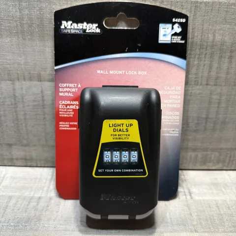 Brand New Master Lock 5425d Light Up Dial Key Safe New Battery Free Shipping