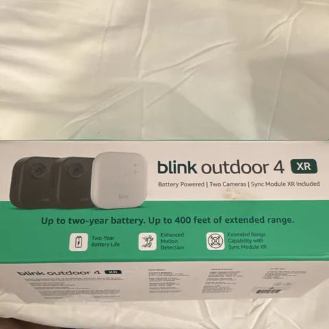Blink Outdoor 4 XR 2-Cam Wireless Wi-Fi Battery Kit w/ Sync Module XR