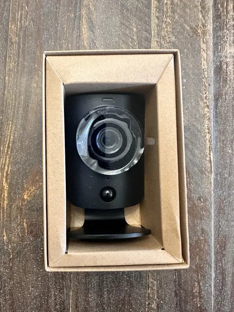 SimpliSafe SimpliCam 1080p HD Indoor Wired Wi-Fi Camera Alexa/Google Black