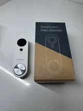 SimpliSafe Doorbell Camera Home Security 1080P Video-DAMAGED, Please Read