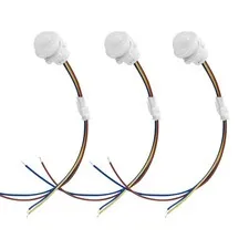 3 Pack PIR Motion Sensor Light Switch Smart Wall Detection Delay 85265V