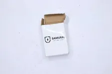 Samurai Personal Alarm Safe LED Light Loud Siren Keychain Blue SSA2
