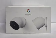 Google G3AL9 Nest Cam Outdoor (wired, 2nd gen) 2K Video and Gemini 2-Pack Snow 