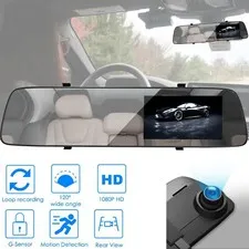 Night Vision Car Dash Cam Driving Recorder Mirror Camera G-Sensor Loop Record