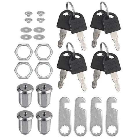 16/20/25/30mm Cam LOCK For Door Filing Cabinet Mailbox Drawer Locker+2Key Tool