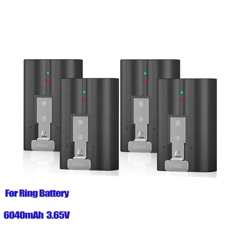 4 Pack Ring V4 Battery for Ring camera Doorbell Solar Floodligh 2/3/4/3 plus US