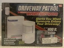 Driveway Patrol Infrared Wireless Alert System As Seen On TV - Sealed