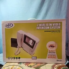 New Video Intercom Home System Wired Doorbell Camera Phone Svat VISS6001 Sealed