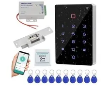 WiFi Tuya APP Access Control System Kit Waterproof RFID Access Control Keypad,